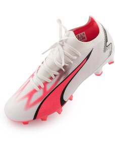 Kopačky PUMA Ultra Match FG-AG White-Black-Fire Orchid