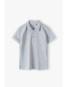 Max & Mia Chlapecké šedé polo tričko s límečkem