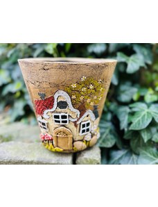 Keramika Javorník Květináč -domek