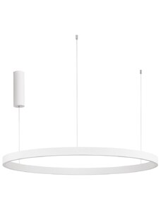Bílé závěsné LED světlo Nova Luce Elowen 98 cm