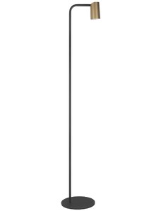 Mantra 8493 Sal, stojací lampa s otočnou hlavou 1xGU10, černá/zlatá, výška 123,5cm