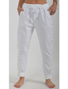Enjoy Style Bílé kalhoty ES2073