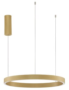 Zlaté závěsné LED světlo Nova Luce Elowen 60 cm