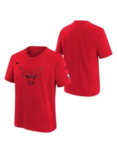 Dětské Nike Essential Camo Chicago Bulls Tee / Červená / L