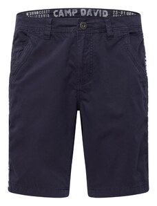 CAMP DAVID Chino kalhoty námořnická modř / bílá