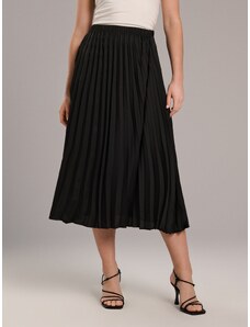 Sinsay - Plisovaná sukně - černá