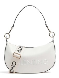 Valentino bags crossbody kabelka s dvěma popruhy bílá