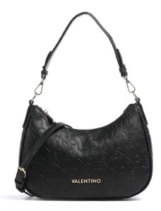 Valentino bags kabelka přes rameno vytlačené logo černá