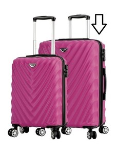 Cestovní kufr Madisson Parme M růžový 60 l