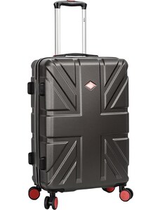 Madisson Cestovní kufr Lee Cooper LC31103 M šedý 60 l