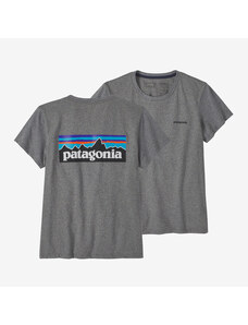 Patagonia W's P-6 Logo Responsibili Tee - Gravel Heather