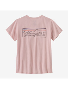 Patagonia W's P-6 Logo Responsibili Tee - P-6 Outline: Whisker Pink