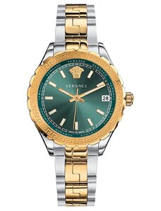 Versace V12050015 Ladies Hellenyium Two-Tone Green Watch
