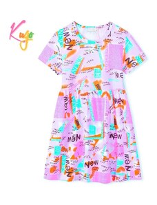 Dívčí šaty Kugo KS2308, fialové