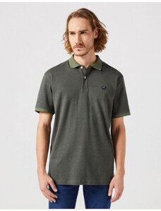 tričko Wrangler POLO SHIRT DUSTY OLIVE