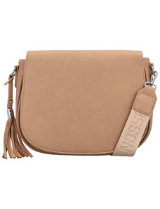 Dámská crossbody kabelka tmavě béžová - Herisson Dolgadi béžová