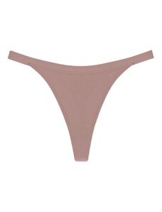 Dámská tanga Smart Natural Brazilian String - BROWN - hnědá 00ZE - TRIUMPH