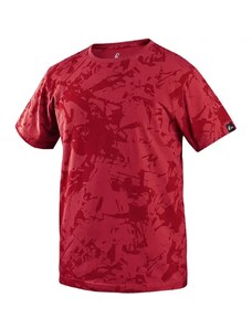 CXS MERLIN Pánské tričko krátký rukáv červená - S