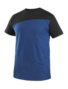CXS OLSEN Pánské tričko krátký rukáv modrá/černá - S