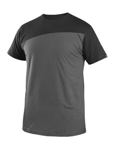 CXS OLSEN Pánské tričko krátký rukáv šedá/černá - S