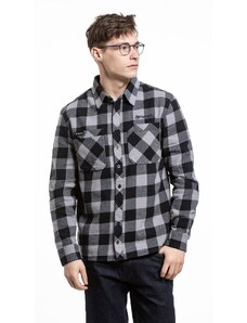 Meatfly pánská košile Hunt 2.0 Premium Black | Černá | 100% bavlna