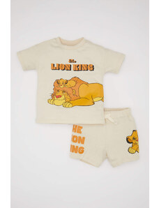 DEFACTO 2 piece Regular Fit Crew Neck Lion King Licensed Knitted Set