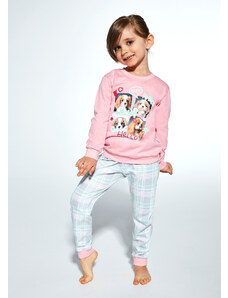 Dívčí pyžamo Cornette Kids Girl 594/167 My Doggy dł/r 86-128