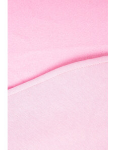 K-Fashion Bluza z krótkim suwakiem pudrowy róż