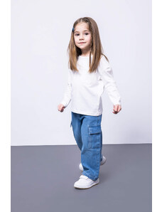 DEFACTO Baby Girl Regular Fit Wide Leg Jeans