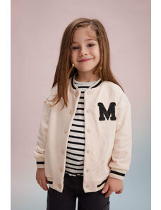 DEFACTO Baby Girl College Collar Bomber Jacket