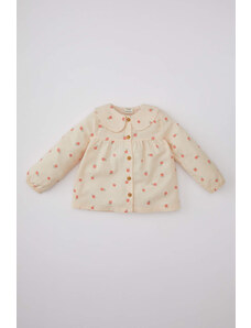 DEFACTO Baby Girl Baby Collar Twill Shirt