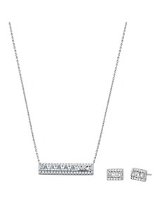 Michael Kors dámský stříbrný náhrdelník MKC1688SET
