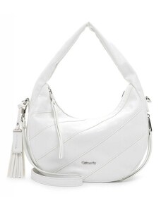 Elegantní kabelka ve tvaru půlměsíce Tamaris 33032,300 bílá