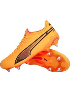 Pánské kopačky kolíky Puma King Ultimate MxSG oranžové