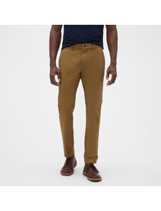 Pánské kalhoty GAP Chino Skinny Fit Pants Palomino Brown Global
