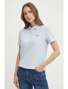 Bavlněné tričko Lacoste s límečkem
