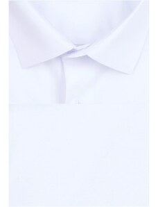 Limbeck bílá jednobarevná košile