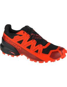 Červené pánské trekkingové boty Salomon Spikecross 5 GTX Červená
