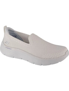 Smetanové slip-on tenisky Skechers Go Walk Flex - Bright Summer Smetanová