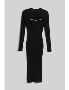 ŠATY KARL LAGERFELD LSLV KNIT DRESS