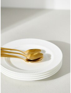 Sinsay - Sada 4 talířů - bílá
