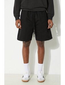 Bavlněné šortky Carhartt WIP Rainer černá barva, I033133.89GD