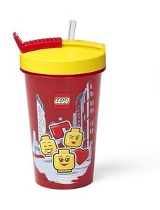 LEGO kelímek s brčkem 0,5 l