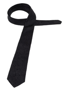 Společenská hedvábná kravata Eterna - černá