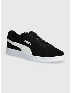 Semišové sneakers boty Puma PUMA Smash 3.0 černá barva