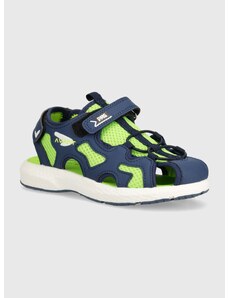 Dětské sandály Primigi zelená barva