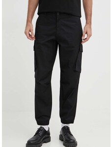 Bavlněné kalhoty Armani Exchange černá barva, 3DZP55 ZN3MZ