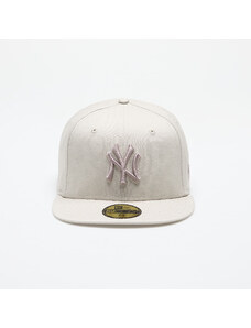 Kšiltovka New Era New York Yankees 59Fifty Fitted Cap Stone/ Ash Brown