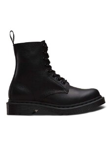 Kožené workery Dr. Martens 1460 Pascal MONO dámské, černá barva, na plochém podpatku, 24479001