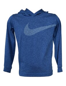 Dětské modré triko s kapucí Nike
